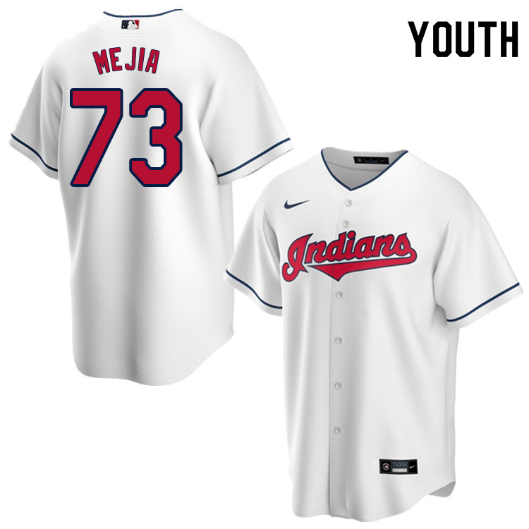 Nike Youth #73 Jean Carlos Mejia Cleveland Indians Baseball Jerseys Sale-White